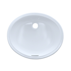 TOTO LT579G#01 Rendezvous Oval Undermount Bathroom Sink With Cefiontect - Cotton White
