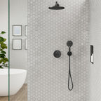 HANSGROHE 26888671 FixFit S Wall Outlet with Handshower Holder - Matte Black