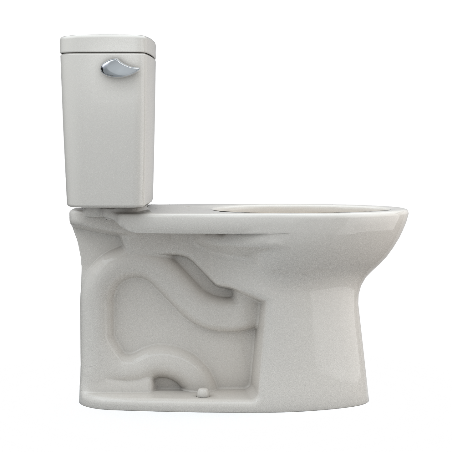 TOTO CST776CSFG#12 Drake  Two-Piece Elongated 1.6 Gpf Universal Height Tornado Flush Toilet With Cefiontect - Sedona Beige