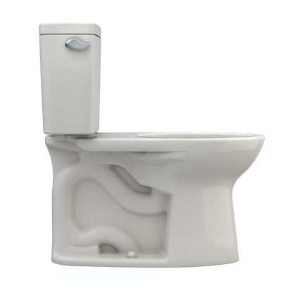 TOTO CST776CSFG#12 Drake  Two-Piece Elongated 1.6 Gpf Universal Height Tornado Flush Toilet With Cefiontect - Sedona Beige