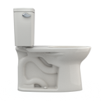 TOTO CST776CEFG#12 Drake Two-Piece Elongated 1.28 Gpf Universal Height Tornado Flush Toilet With Cefiontect - Sedona Beige