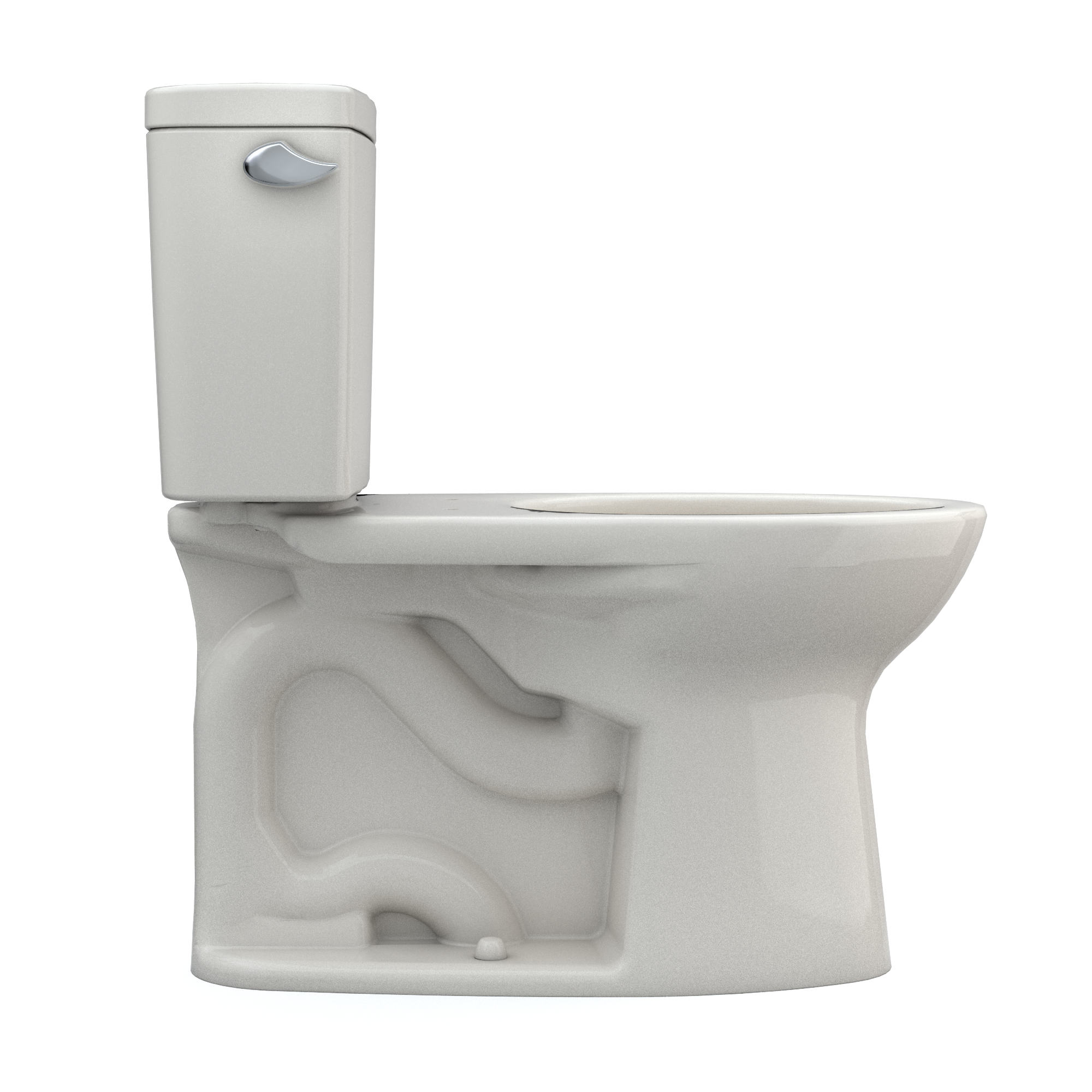 TOTO CST776CEFG#12 Drake Two-Piece Elongated 1.28 Gpf Universal Height Tornado Flush Toilet With Cefiontect - Sedona Beige