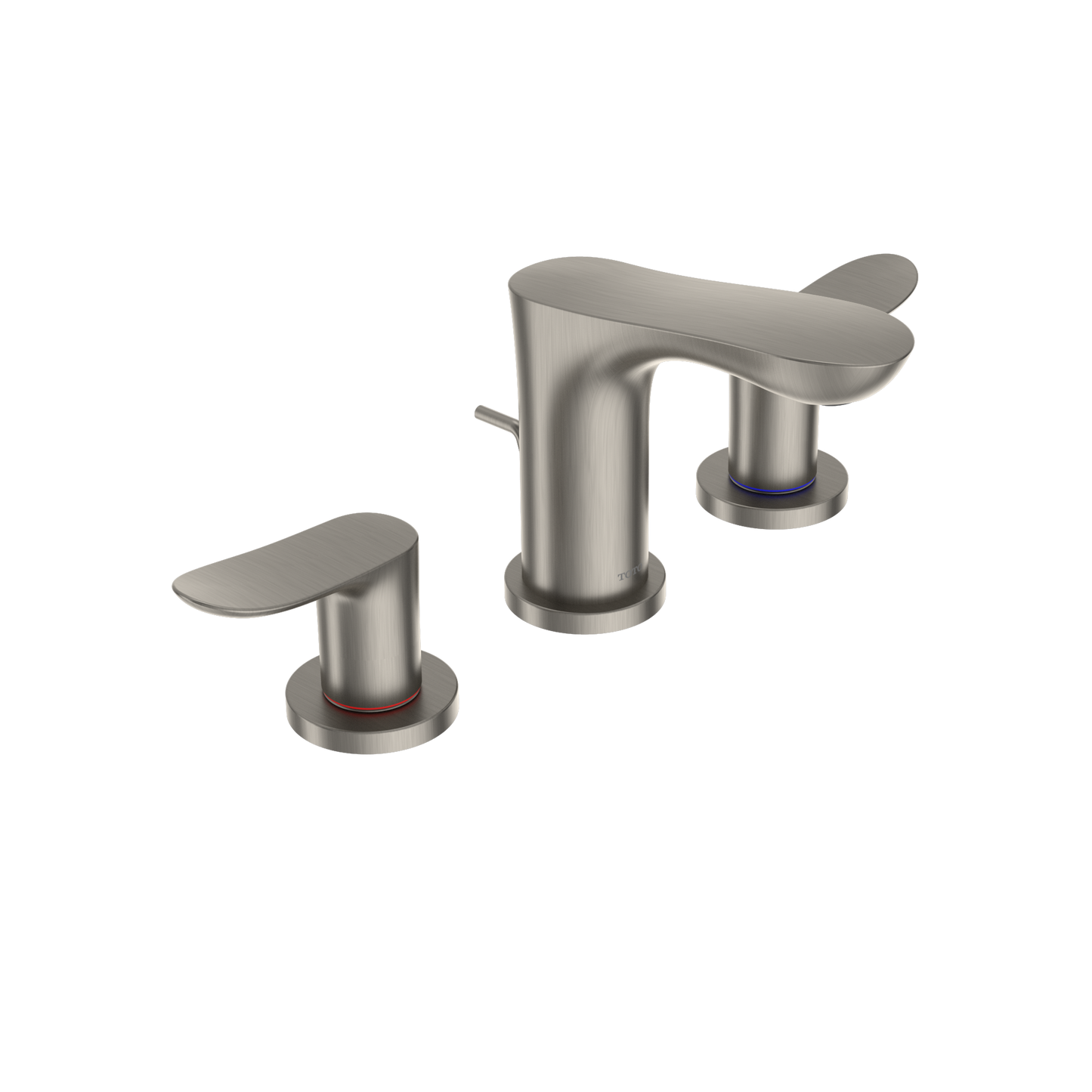 TOTO TLG01201U#BN GO Series 1.2 GPM Two Handle Widespread Bathroom Sink Faucet with Drain Assembly , Brushed Nickel