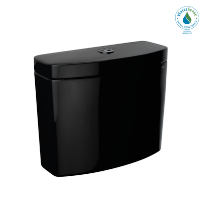 TOTO ST446EMNA#51 Aquia Iv Dual Flush 1.28 And 0.9 Gpf Toilet Tank Only With Washlet+ Auto Flush Compatibility - Ebony