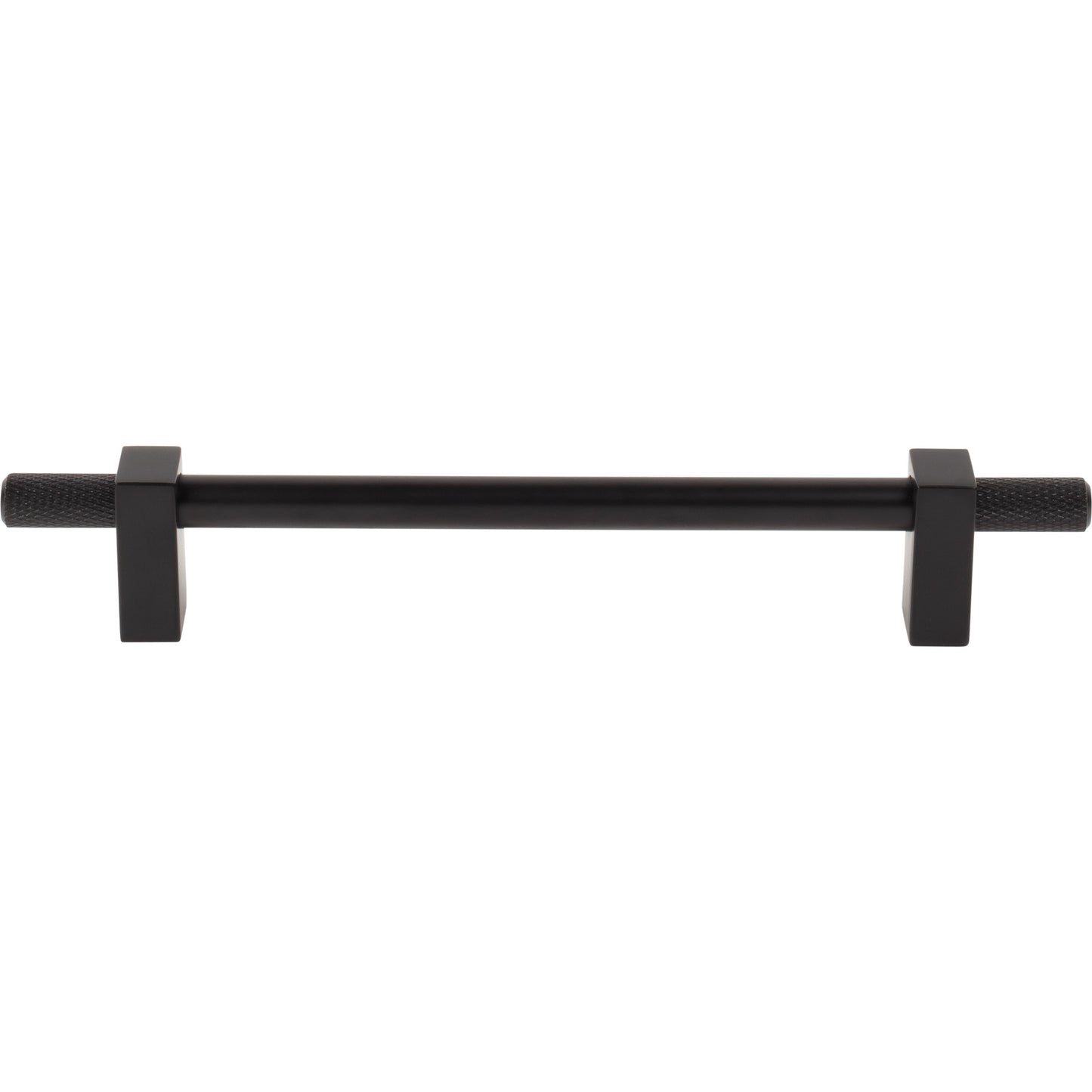 JEFFREY ALEXANDER 698-160MB Larkin Knurled Ends 160 mm Center-to-Center Bar Pull - Matte Black