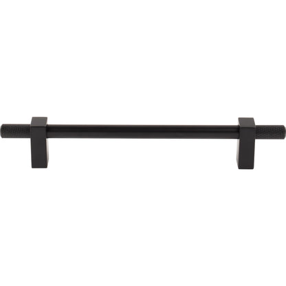 JEFFREY ALEXANDER 698-160MB Larkin Knurled Ends 160 mm Center-to-Center Bar Pull - Matte Black