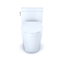 TOTO MS626234CEFG#01 Aimes One-Piece Elongated 1.28 GPF Toilet with CEFIONTECT and SoftClose Seat , Cotton White