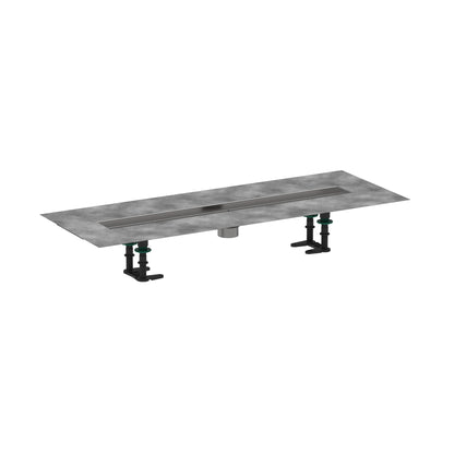 HANSGROHE 56011181 RainDrain 2" outlet 27 5/8" (700mm) - Brushed Stainless Steel