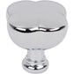 JEFFREY ALEXANDER 686PC Southerland 1-1/4" Length Round Knob - Polished Chrome