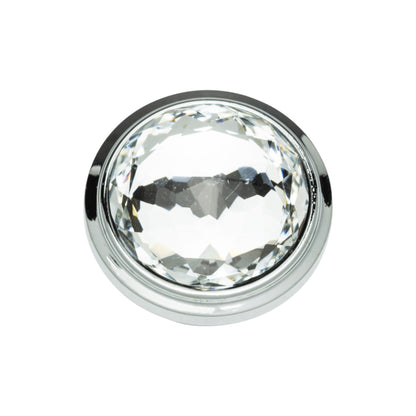 ATLAS 343-CH Legacy Crystal 1 5/16" Diameter Round Knob - Polished Chrome