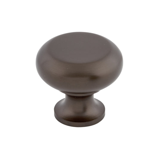 TOP KNOBS M754 Flat Faced 1 1/4" Diameter Round Knob - Oil Rubbed Bronze