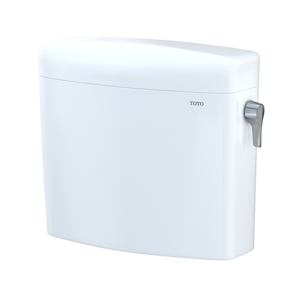 TOTO ST436EMNR#01 Aquia Iv Cube Dual Flush 1.28 And 0.9 Gpf Toilet Tank Only With Right Hand Trip Lever - Cotton White