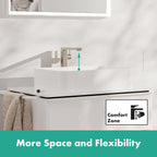 HANSGROHE 73072821 Tecturis E Single-Hole Fine 240, 1.2 GPM - Brushed Nickel