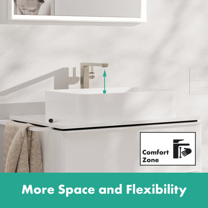 HANSGROHE 73072821 Tecturis E Single-Hole Fine 240, 1.2 GPM - Brushed Nickel