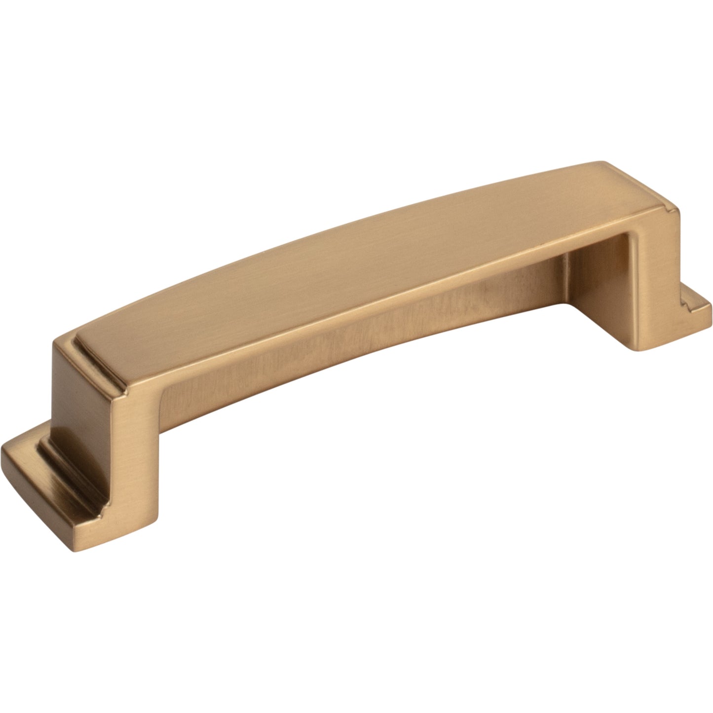 JEFFREY ALEXANDER 141-96SBZ Renzo 96 mm Center-to-Center Cup/Bin Pull - Satin Bronze