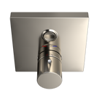 TOTO TBV02405U#PN Square Thermostatic Mixing Valve With One-Function Shower Trim - Polished Nickel
