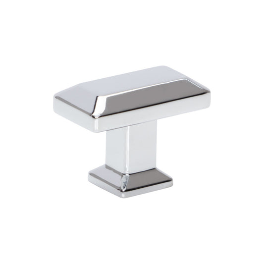 ATLAS A661-CH Sweetbriar Lane 1 3/8" Length Rectangle Knob - Polished Chrome