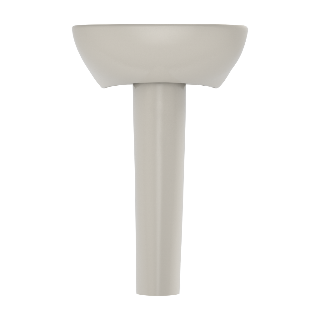 TOTO LPT241G#12 Supreme Oval Basin Pedestal Bathroom Sink With Cefiontect For Single Hole Faucets - Sedona Beige