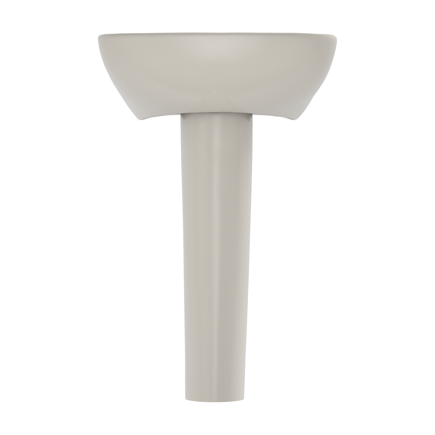 TOTO LPT241.4G#12 Supreme Oval Basin Pedestal Bathroom Sink With Cefiontect For 4 Inch Center Faucets - Sedona Beige