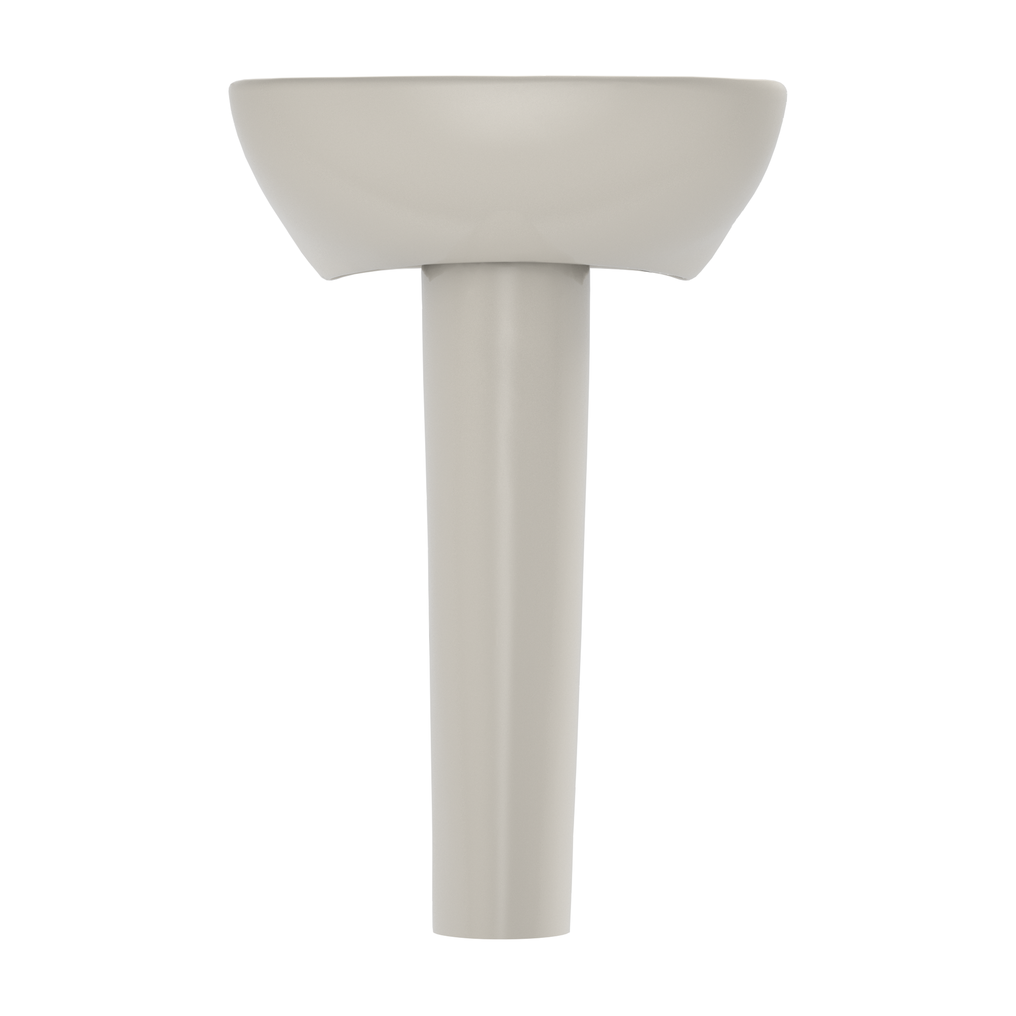 TOTO LPT241.4G#12 Supreme Oval Basin Pedestal Bathroom Sink With Cefiontect For 4 Inch Center Faucets - Sedona Beige