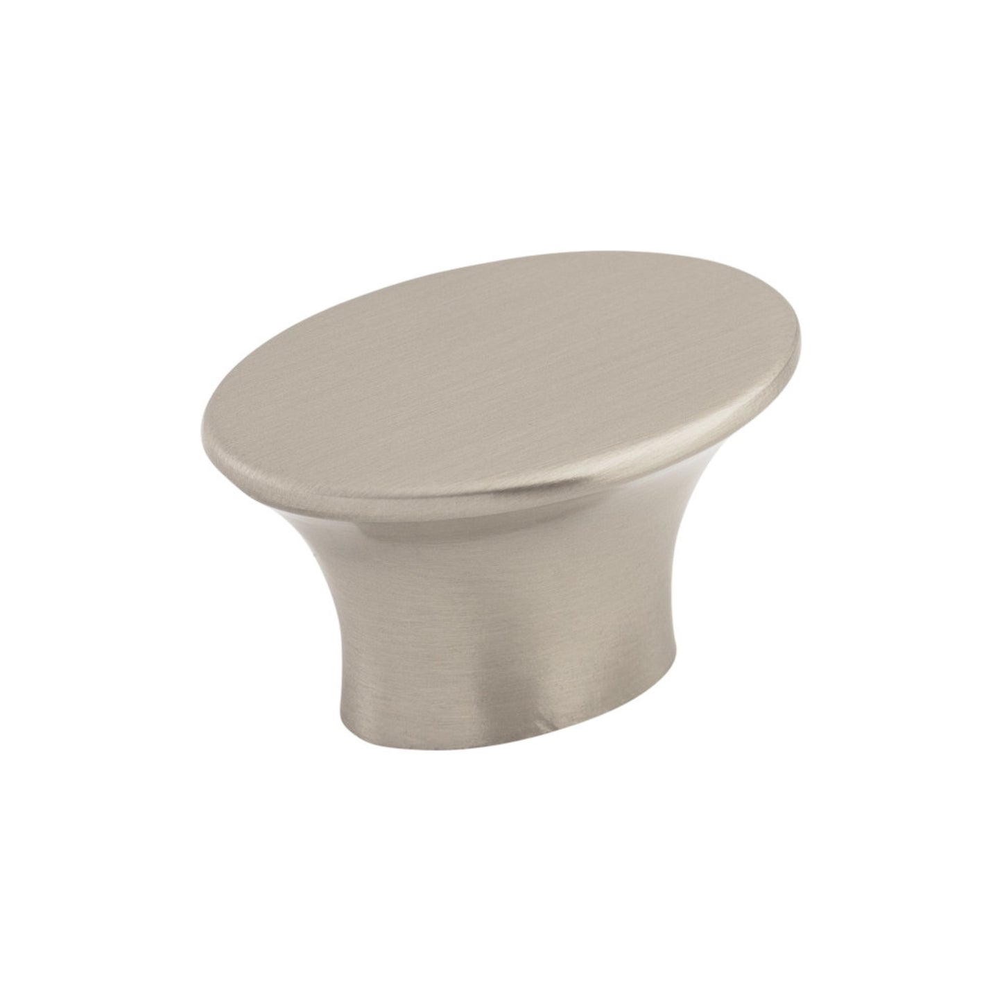 TOP KNOBS TK781BSN Edgewater 1 1/2" Length Oval Knob - Brushed Satin Nickel