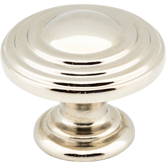 JEFFREY ALEXANDER 137NI Bremen 2 1-1/4" Diameter Mushroom Knob - Polished Nickel