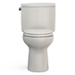 TOTO MS454124CEFG#12 Drake II Two-Piece Elongated 1.28 GPF Universal Height Toilet with CEFIONTECT and SS124 SoftClose Seat , Sedona Beige