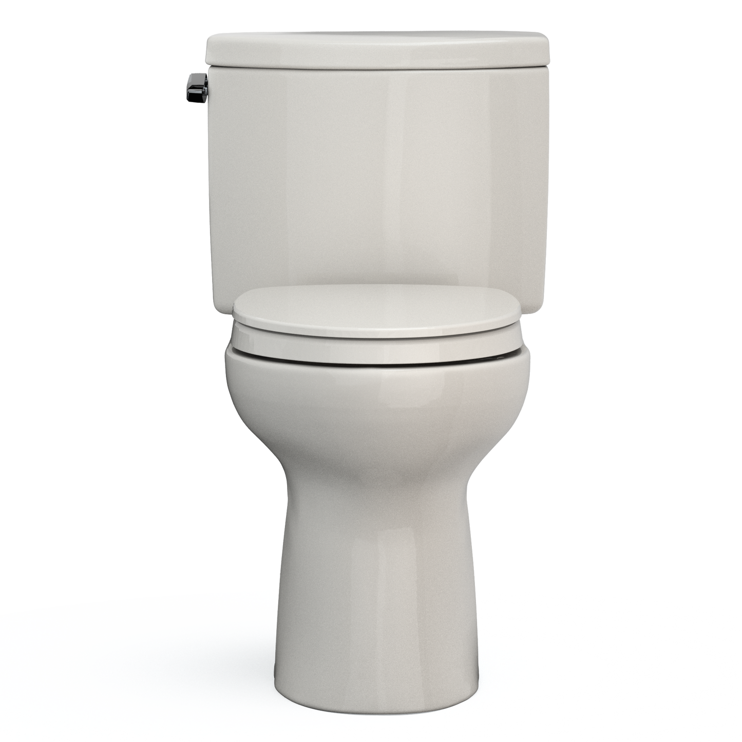 TOTO MS454124CEFG#12 Drake Ii Two-Piece Elongated 1.28 Gpf Universal Height Toilet With Cefiontect And Ss124 Softclose Seat - Sedona Beige