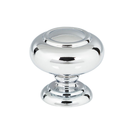 ATLAS A610-CH Victoria 1 1/4" Length Mushroom Knob - Polished Chrome