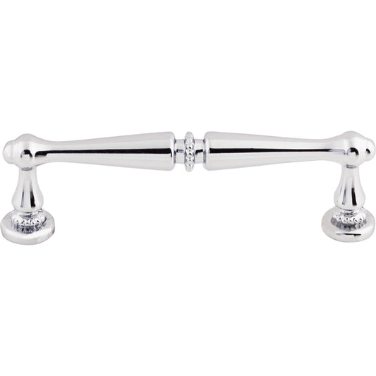 TOP KNOBS M1938 Edwardian 3 3/4" Center to Center Bar Pull , Polished Chrome