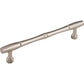 TOP KNOBS M723-7 Nouveau Bamboo 7" Center to Center Bar Pull - Brushed Satin Nickel