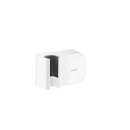 AXOR ONE Handshower Holder with Outlet in Matte White