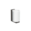 AXOR 42604340 Universal Rectangular Toothbrush Tumbler - Brushed Black Chrome