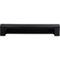 TOP KNOBS TK276BLK Modern Metro 5" Center to Center Finger Pull - Flat Black