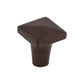 TOP KNOBS M1513 Aspen 7/8" Length Square Knob - Mahogany Bronze