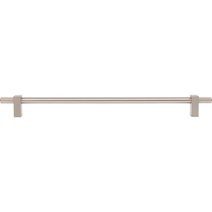 JEFFREY ALEXANDER 698-305SN Larkin Knurled Ends 305 mm Center-to-Center Bar Pull - Satin Nickel