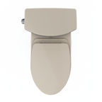 TOTO MS474124CUFG#03 Vespin Ii 1G Two-Piece Elongated 1.0 Gpf Universal Height Toilet With Cefiontect And Ss124 Softclose Seat - Bone