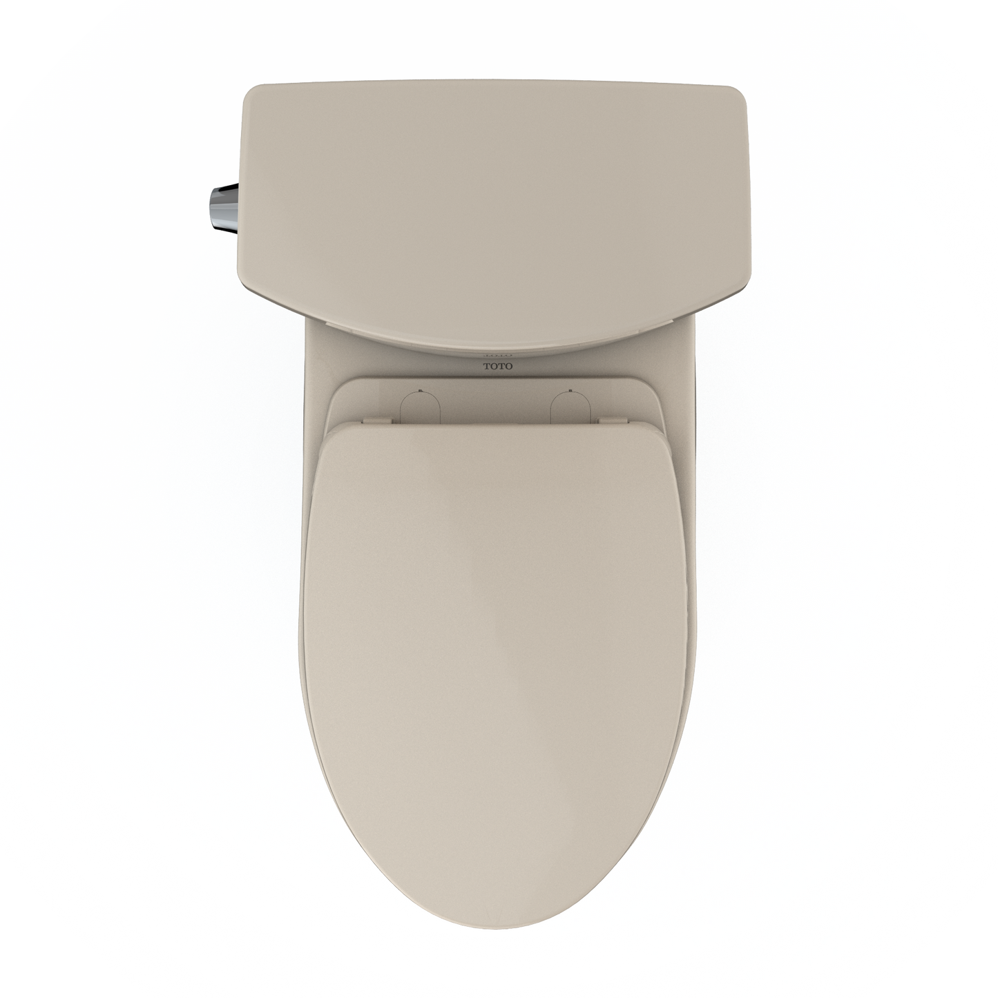 TOTO MS474124CUFG#03 Vespin Ii 1G Two-Piece Elongated 1.0 Gpf Universal Height Toilet With Cefiontect And Ss124 Softclose Seat - Bone