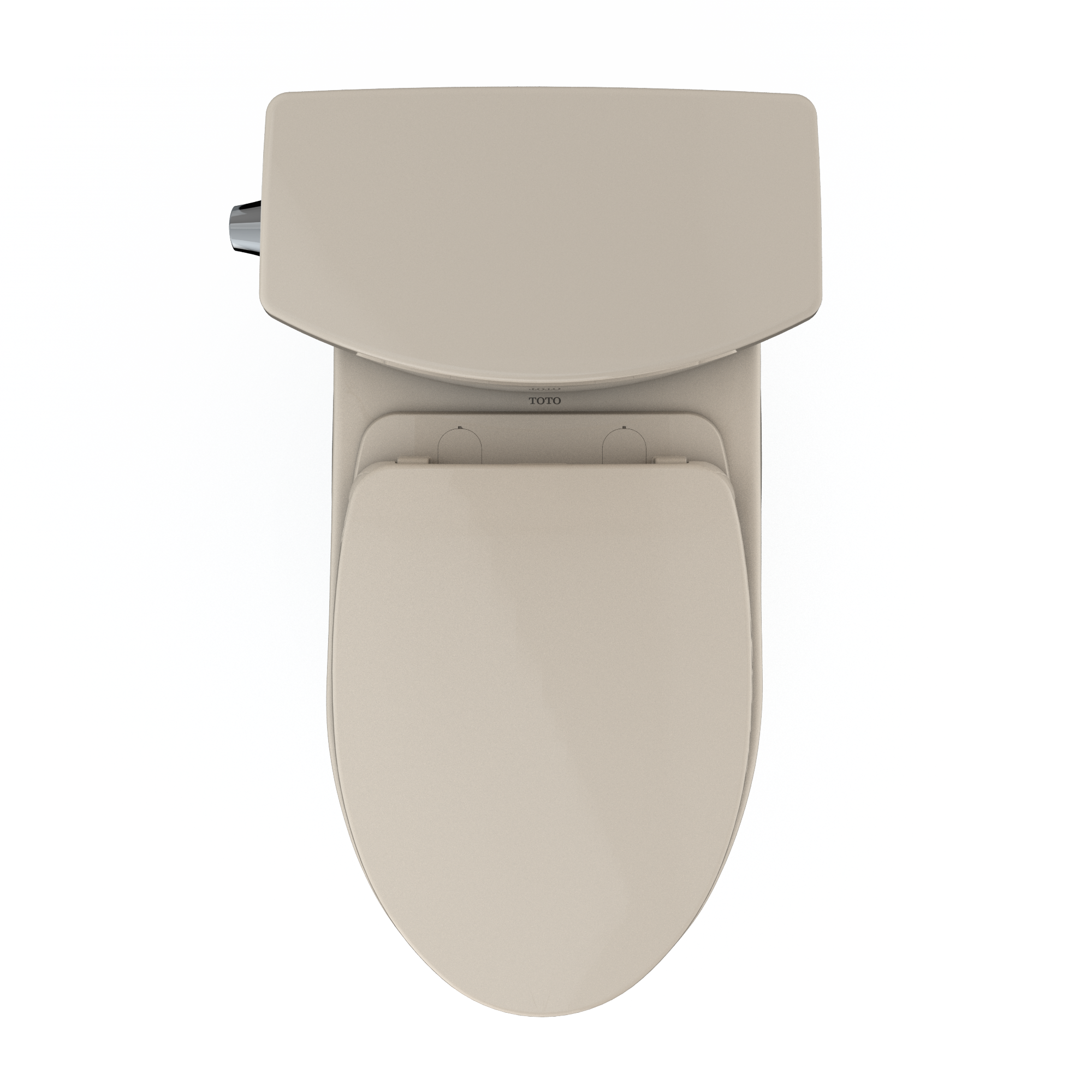 TOTO MS474124CUFG#03 Vespin Ii 1G Two-Piece Elongated 1.0 Gpf Universal Height Toilet With Cefiontect And Ss124 Softclose Seat - Bone