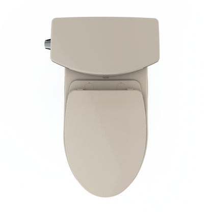 TOTO MS474124CUFG#03 Vespin Ii 1G Two-Piece Elongated 1.0 Gpf Universal Height Toilet With Cefiontect And Ss124 Softclose Seat - Bone