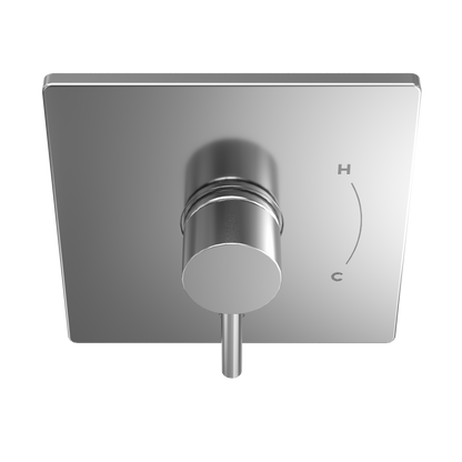 TOTO TBV02801U#CP Square Pressure Balance Valve Shower Trim - Polished Chrome