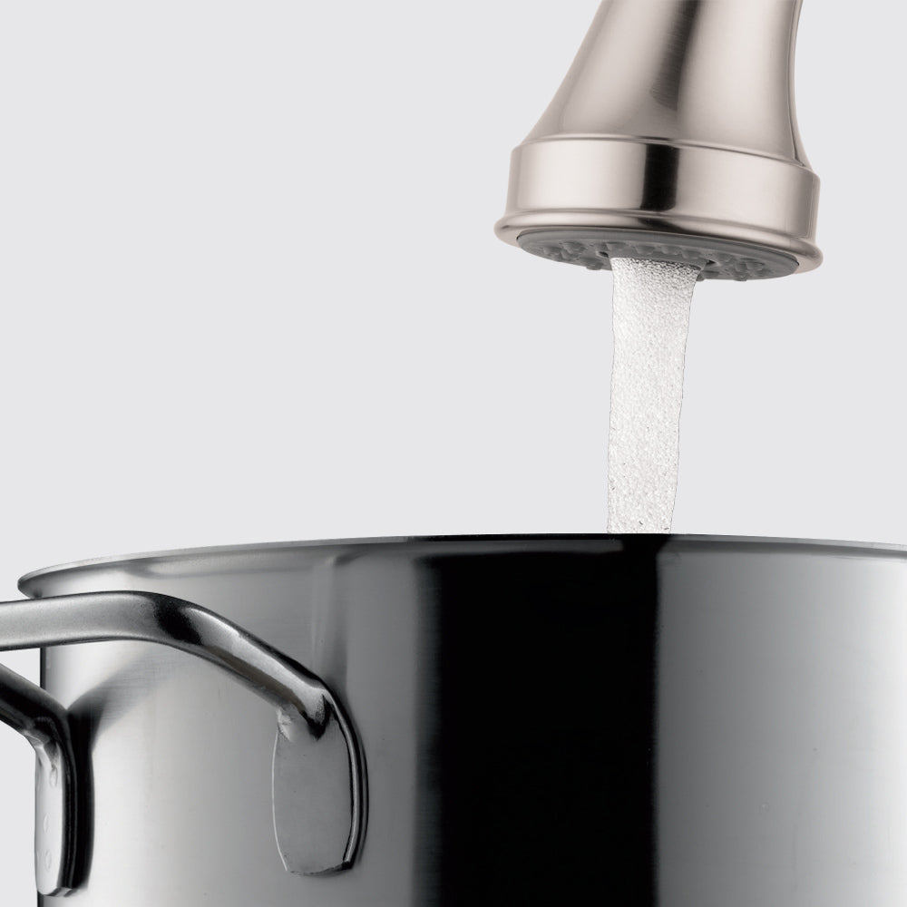 HANSGROHE 04215000 Talis C HighArc Kitchen Faucet, 2-Spray Pull-Down, 1.75 GPM - Chrome