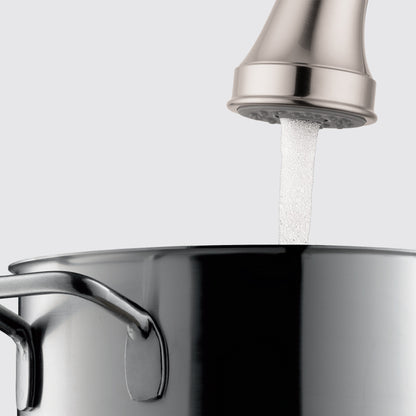 HANSGROHE 04215000 Talis C HighArc Kitchen Faucet, 2-Spray Pull-Down, 1.75 GPM - Chrome