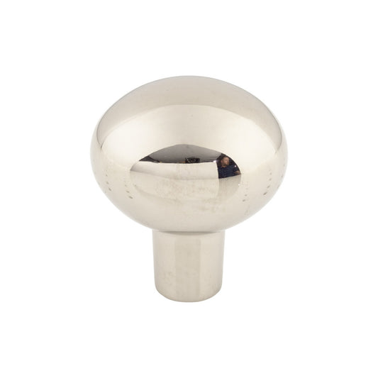 TOP KNOBS M2070 Aspen II Large Egg 1 7/16" Length Oval Knob , Polished Nickel