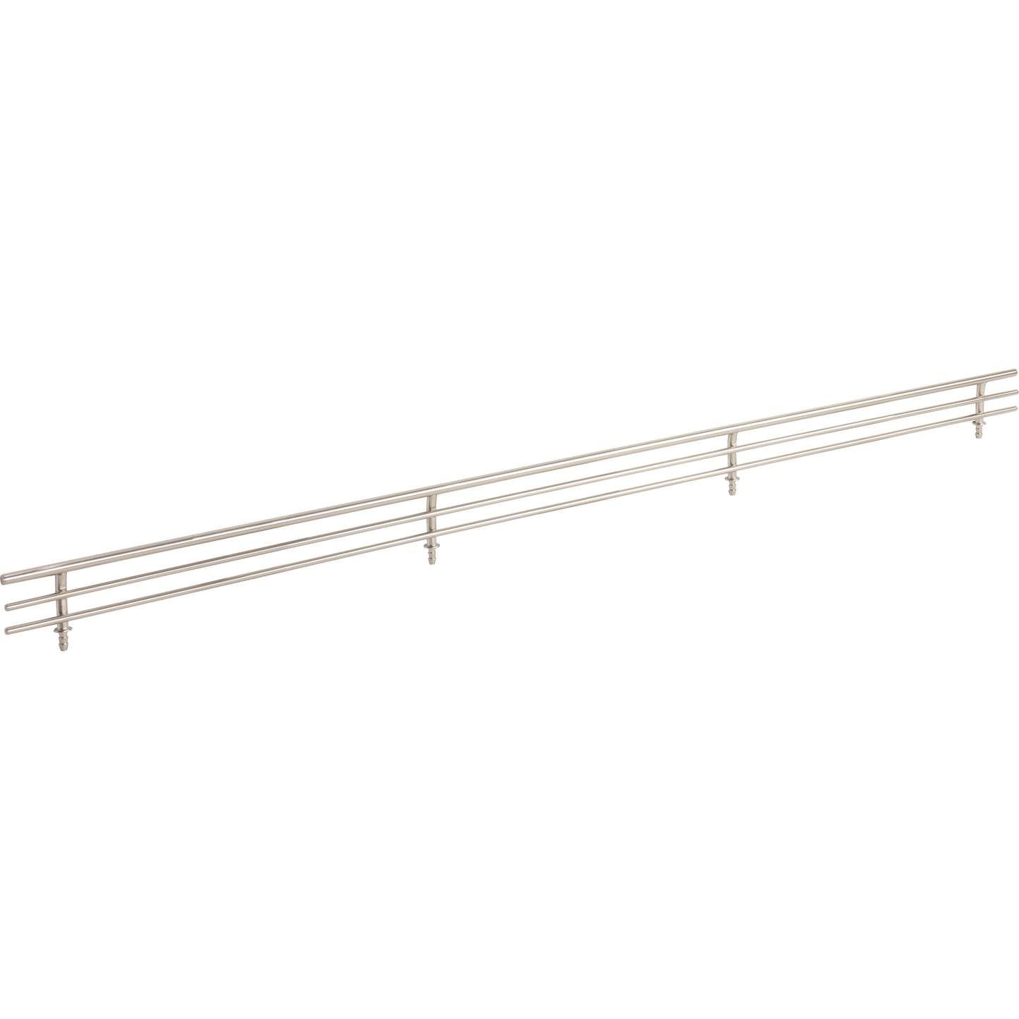 HARDWARE RESOURCES SF29-SN 29" Wide Satin Nickel Wire Shoe Fence for Shelving - Satin Nickel