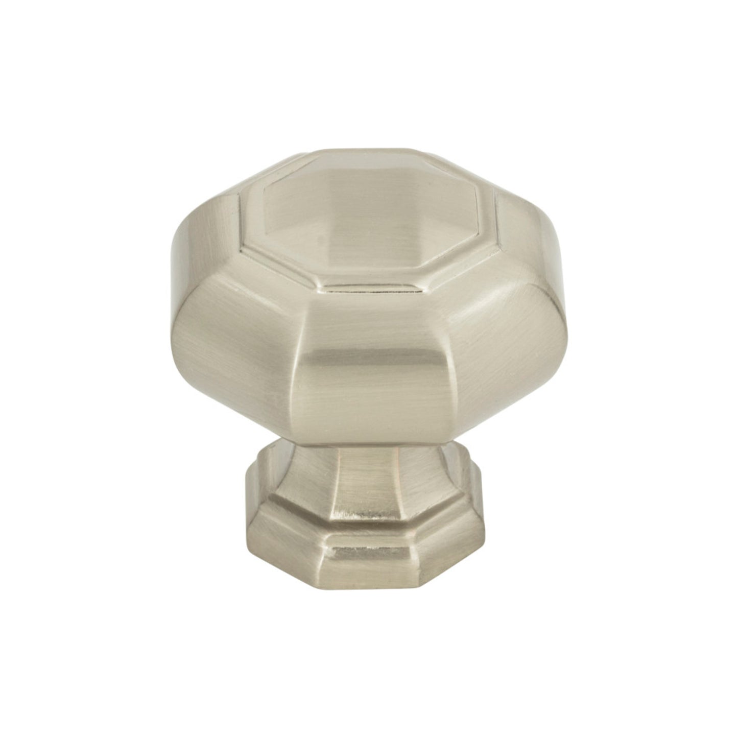 ATLAS 418-BRN Royals 1 1/4" Diameter Round Knob , Brushed Nickel