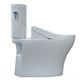 TOTO MW4483084CEMFGN#01 WASHLET+ Aquia IV Arc Two-Piece Elongated Dual Flush 1.28 and 0.9 GPF Toilet with C5 Bidet Seat , Cotton White