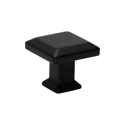 ATLAS A660-BL Sweetbriar Lane 1 1/4" Length Square Knob - Matte Black