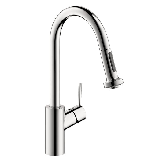 HANSGROHE 04310001 Talis S² HighArc Kitchen Faucet, 2-Spray Pull-Down, 1.5 GPM - Chrome