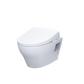 TOTO CWT4284736CMFGA#MS WASHLET+ EP Wall-Hung Elongated Toilet with S7A Contemporary Bidet Seat and DuoFit In-Wall 0.9 and 1.28 GPF Auto Dual-Flush Tank System , Matte Silver